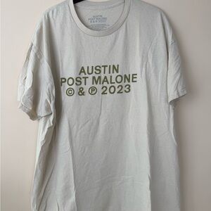 Austin Post Malone 2023 Cream T-Shirt